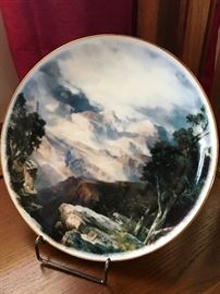 LARGE COLLECTION OF BEAUTIFUL PORCELAIN PLATES INCLUDING SANTA FE RAILWAY, LIMITED EDITIONS