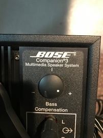 BOSE COMPANION 3 MULTIMEDIA SPEAKER SYSTEM 