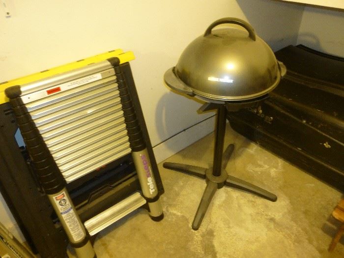 GEORGE FOREMAN INDOOR & OUTDOOR GRILL AND TELESTEP