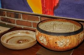 LARGE Otto and Vivika Heino California Studio Glazed Stoneware Bowl