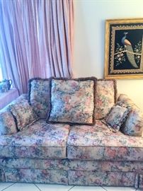 Floral Loveseat
