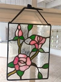 Hanging Stained Glass Art