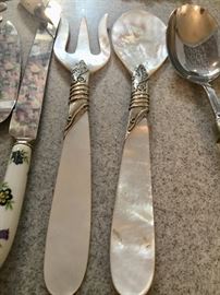 Mother of Pearl Servers