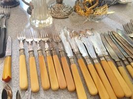 vintage+ Bakelite Flatware sets