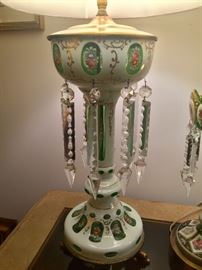 Stunning Italian Glass Lamps