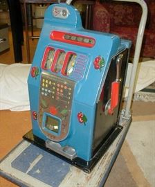 Antique Mechanical nickel slot machine