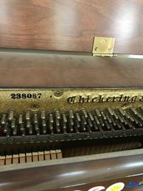 Chickering & sons console piano