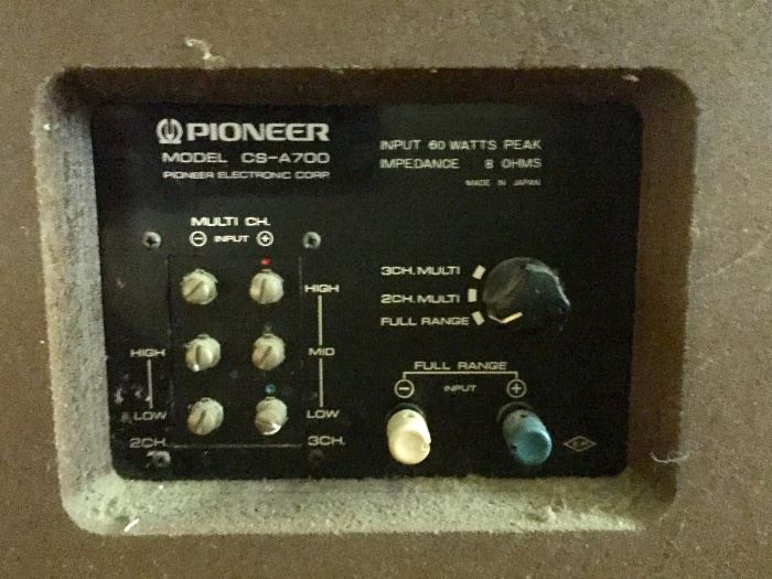 pioneer cs a700 speakers