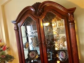 Dining room China cabinet view #1