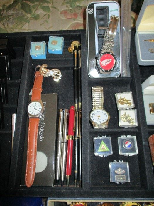 WATCHES, PENS