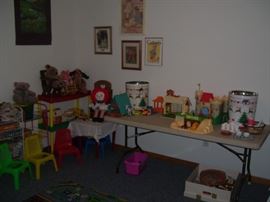 And, the vintage children toys.