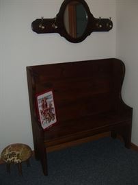 Don't forget the Pine bench and mirror.