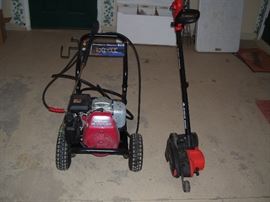 Some power yard tools.