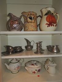 Tea pots and pitchers