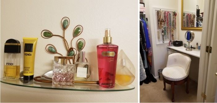 Dressing Area vanity items