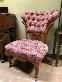 Victorian Ladies Parlor Chair.