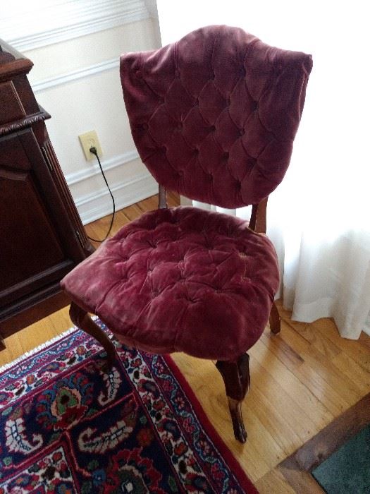 There are two of these chairs!!  I thought they'd be great for a photographer.  Would look cute in a photo shoot!