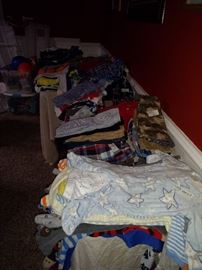 PLEASE LISTEN WHEN I TELL YOU THERE ARE AN ENORMOUS AMOUNT OF BOY'S CLOTHES AT THIS SALE!!