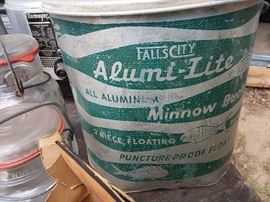 Falls city minnow bucket