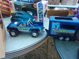 Truck and trailer toy