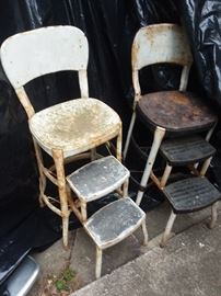 Vintage step stools