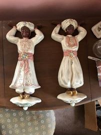 1950’s chalkware wall hangings