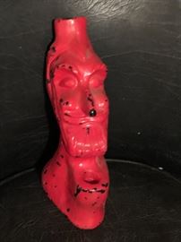 Freaky Devil Demon Satan 1950’s Souvenir drink glass