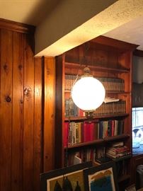 Another great mid century globe hanging lamp