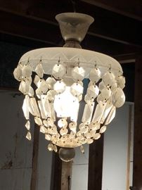 small crystal ceiling mount chandelier