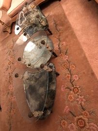 Hollywood regency glam 3 piece modular coffee table 