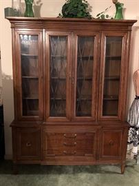 Thomasville Glass front china cabinet