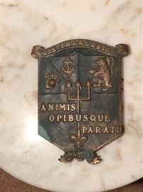 Bronze Ship Plaque  Uss Charleston LKA-13