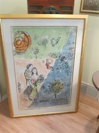 Oversized signed Marc Chagall