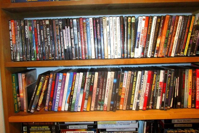 Large DVD collection--many rare and hard to get movies