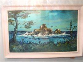Original signed marine scape