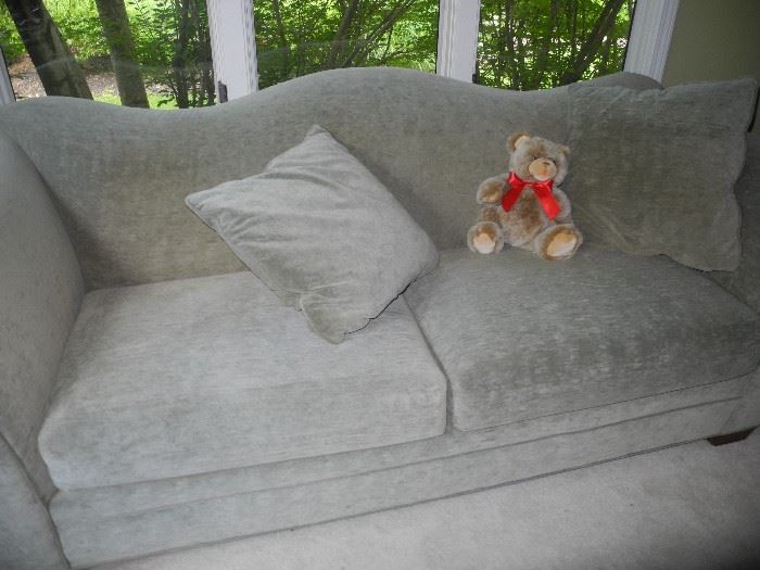 Lovely gray humpback sofa