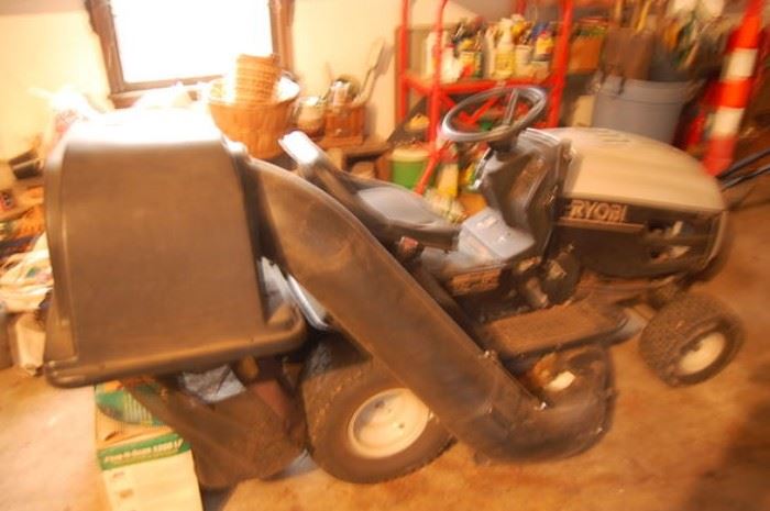Ryobi Lawn Tractor with Bagger