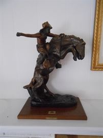 Bronco Buster - Frederic Remington about 22"