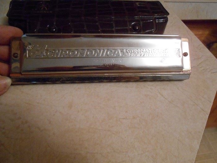 Large Harmonica - #64 by Hohner with case