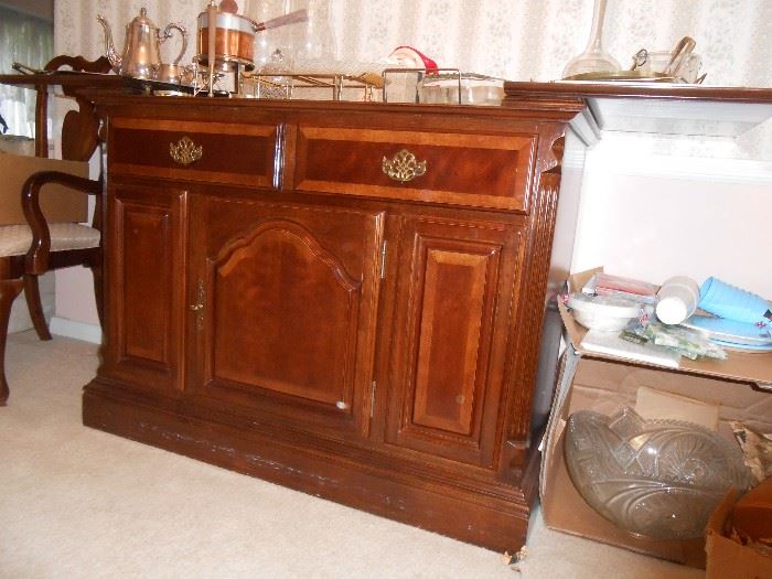 Extremely nice buffet with fold out sideboards