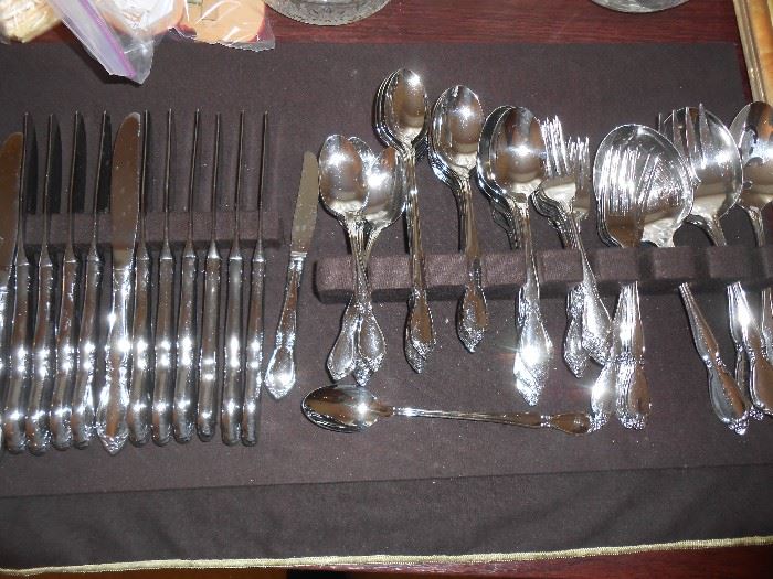 74 pc. silverware set - unnamed