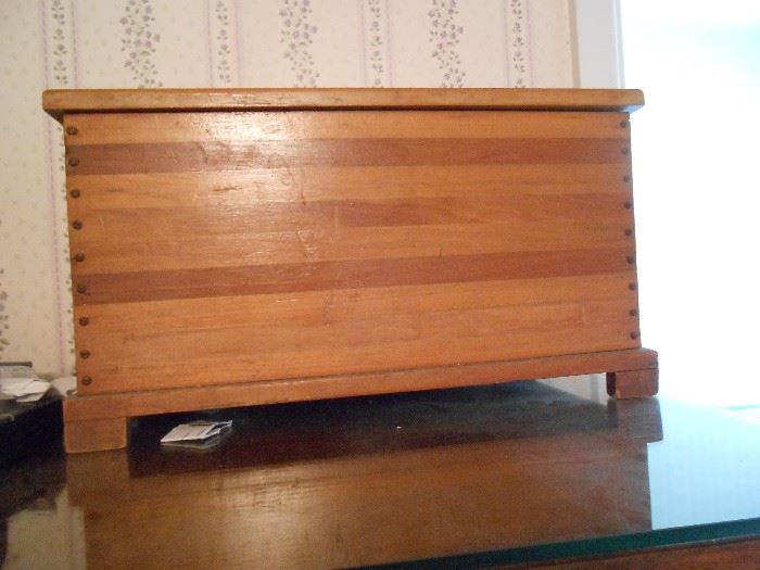 Large wood box