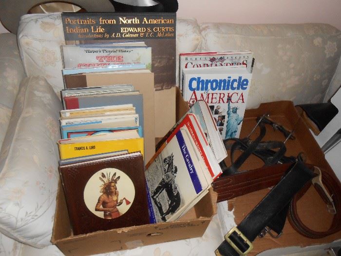 Interesting collection of Civil War and other large books