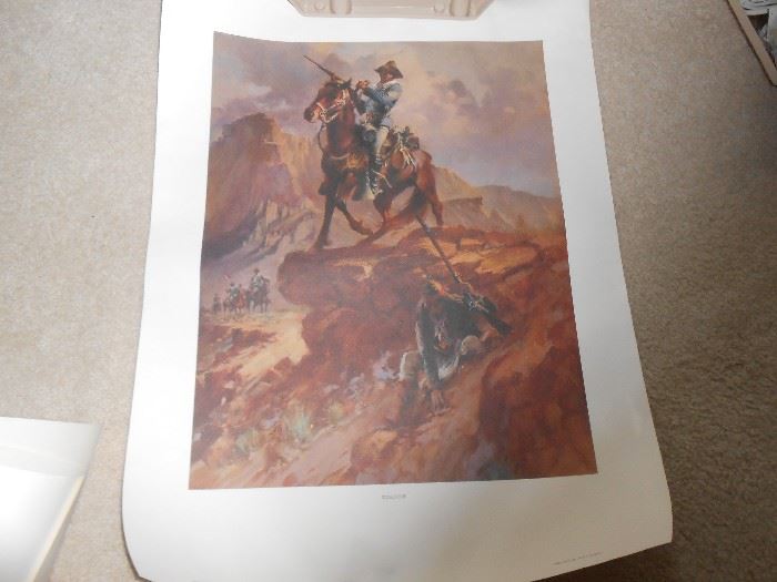 We have (2) of these 2 X 2.5 poster prints of 'Scouts Out'