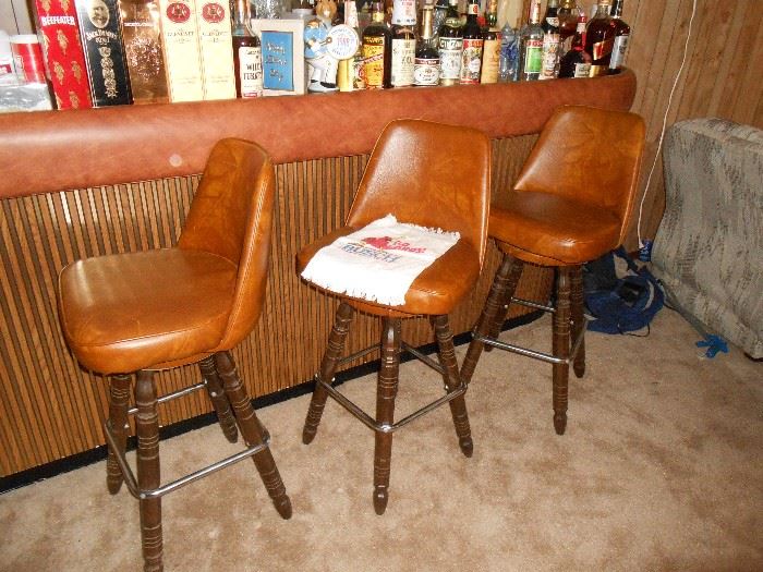 3 of 4 bar stools