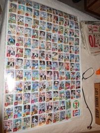Uncut BB cards - there are 5 sheets
