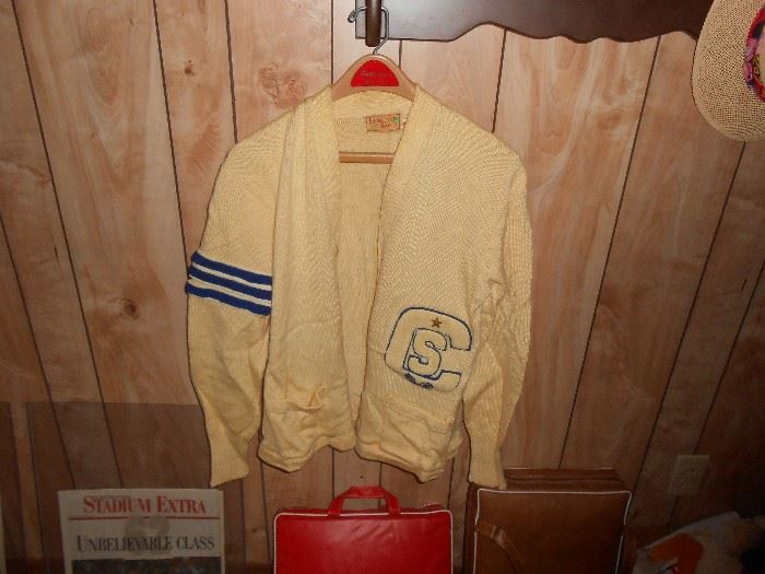 Letter sweater