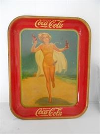 1937 true vintage Coca-Cola tray