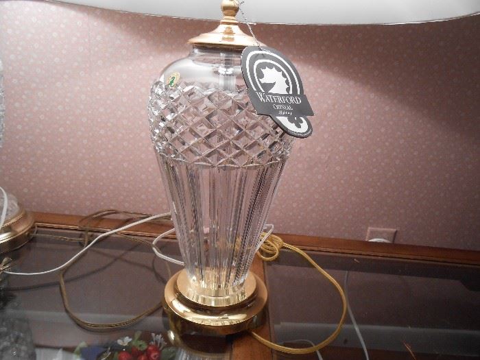Waterford lamp in mint condition