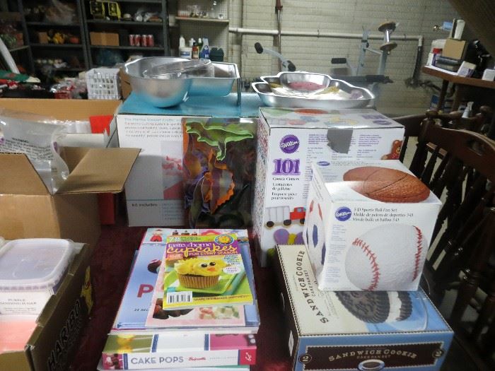 Baking supplies - many new in box, never used!